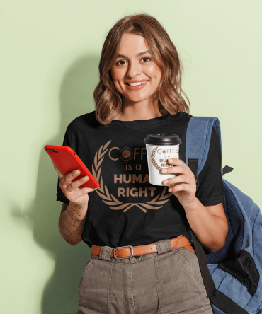 Coffee Is A Human Right Unisex Tee Tees n' Merch